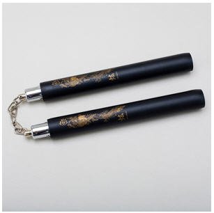 Photo of Black Foam Safety Ball Bearing Nunchaku 12''
