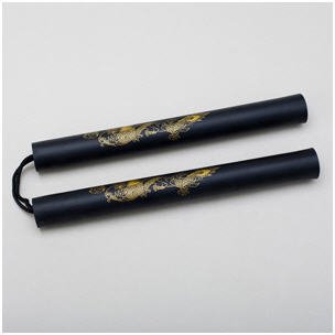 Photo of Black Foam Safety Cord Nunchaku 12"