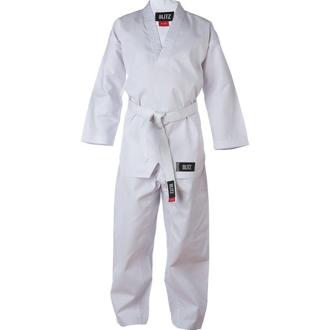 Photo of Blitz Kids V-Neck Martial Arts Gi - 7oz (WHITE)