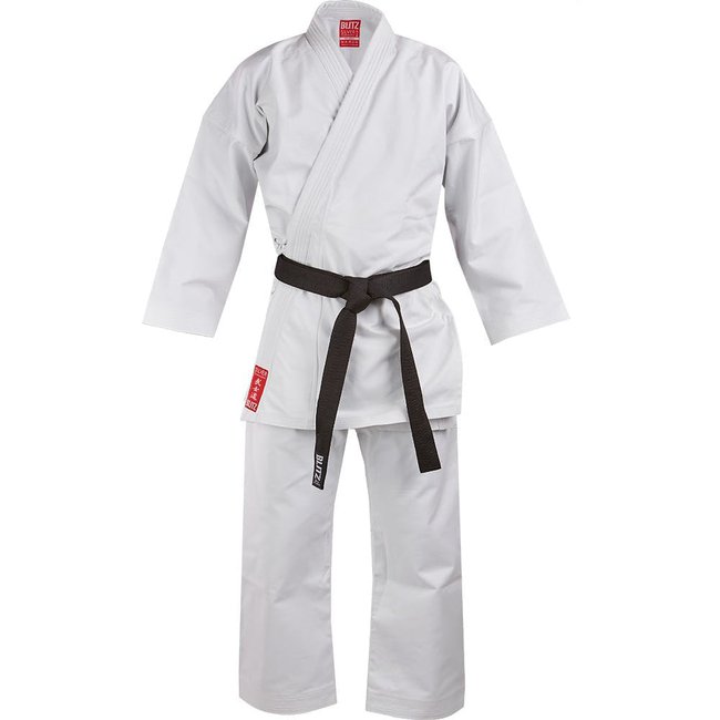 Photo of Blitz Kids Silver Tournament Karate Gi - 14oz (WHITE)