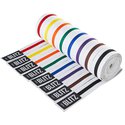 Image of Blitz White Belt / Colour Stripe