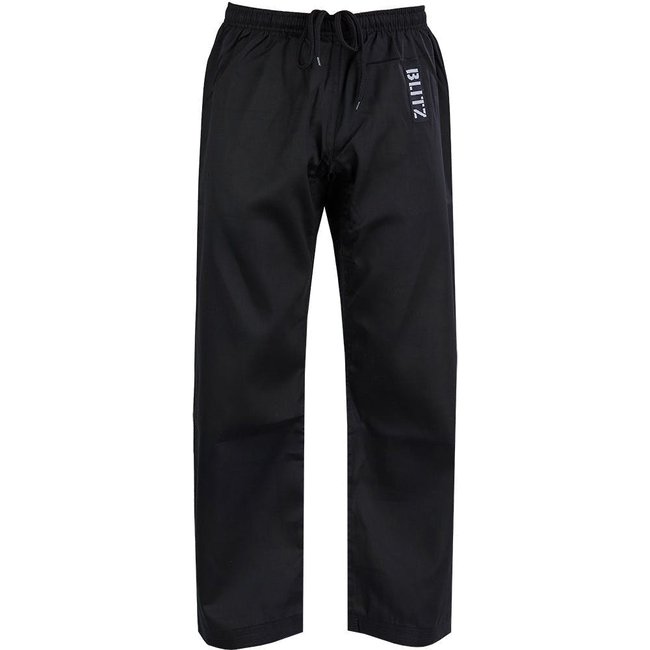 Photo of Blitz Kids Student Martial Arts Trousers - 7oz (BLACK)
