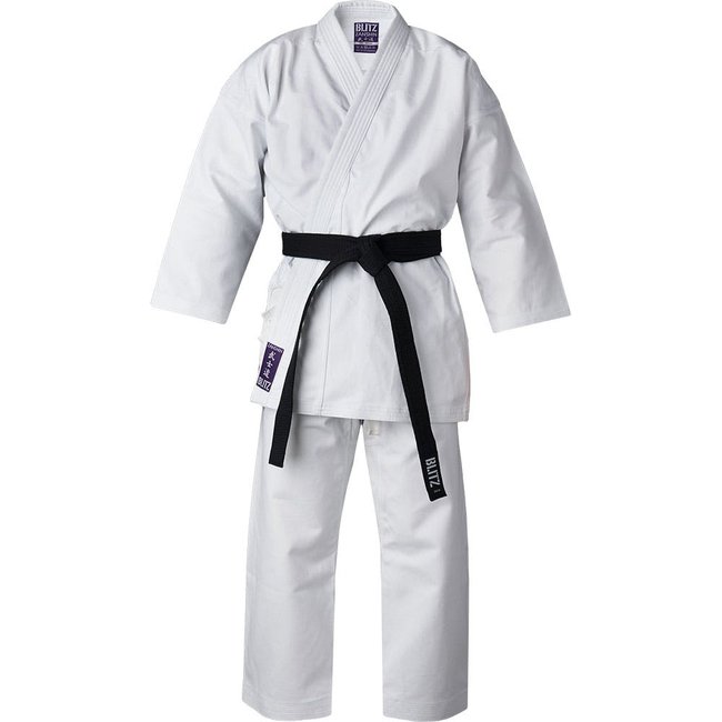 Photo of Blitz Adult Zanshin Karate Gi - 12oz (WHITE)